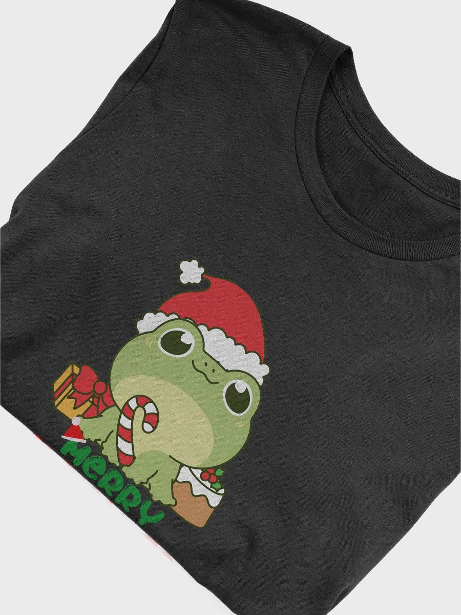 Festive Santa Frog Adult T-Shirt product image (46)