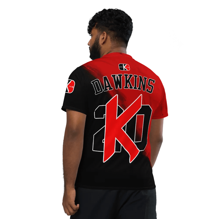 The KULT Red Brush Jersey Alt Sleeves product image (3)