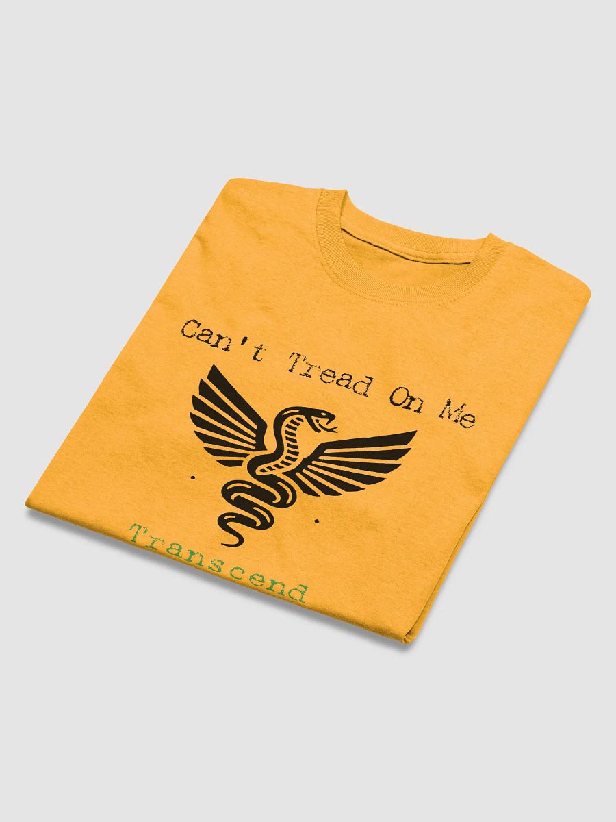 Can't Tread On Me Transcend (Black on Gold) Tee product image (7)