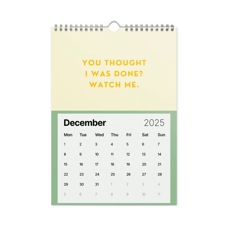 Sobriety Calendar 2025 Funny Sober Sayings product image (5)