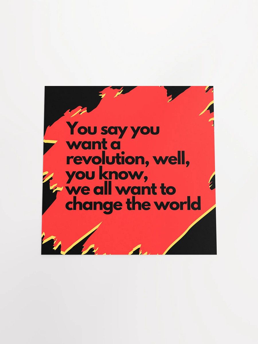 Revolutionary Change Matte Poster product image (19)