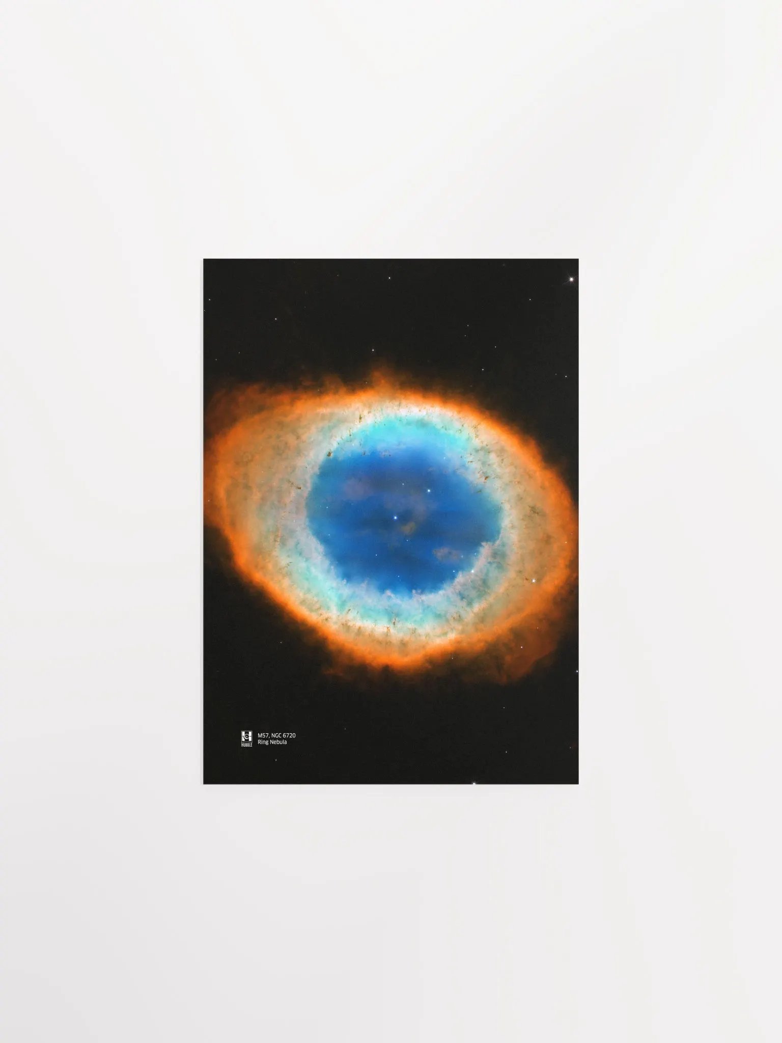 Ring Nebula. M57, NGC 6720, NASA Hubble Space Telescope — Hi-Res Space poster, science poster, space photo product image (7)