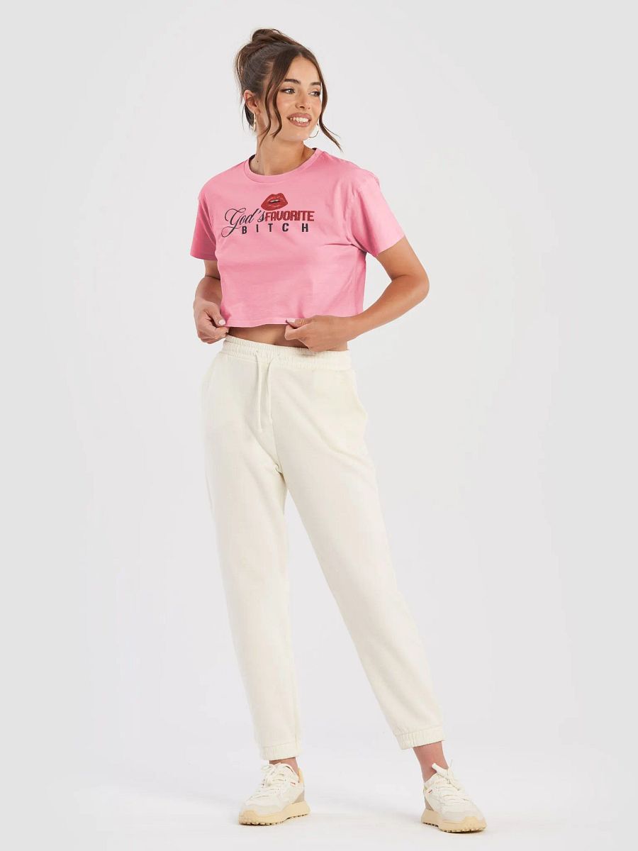 GOD'S FAVORITE BITCH CROP TOP - MY GREASEFIRE LIFE product image (5)