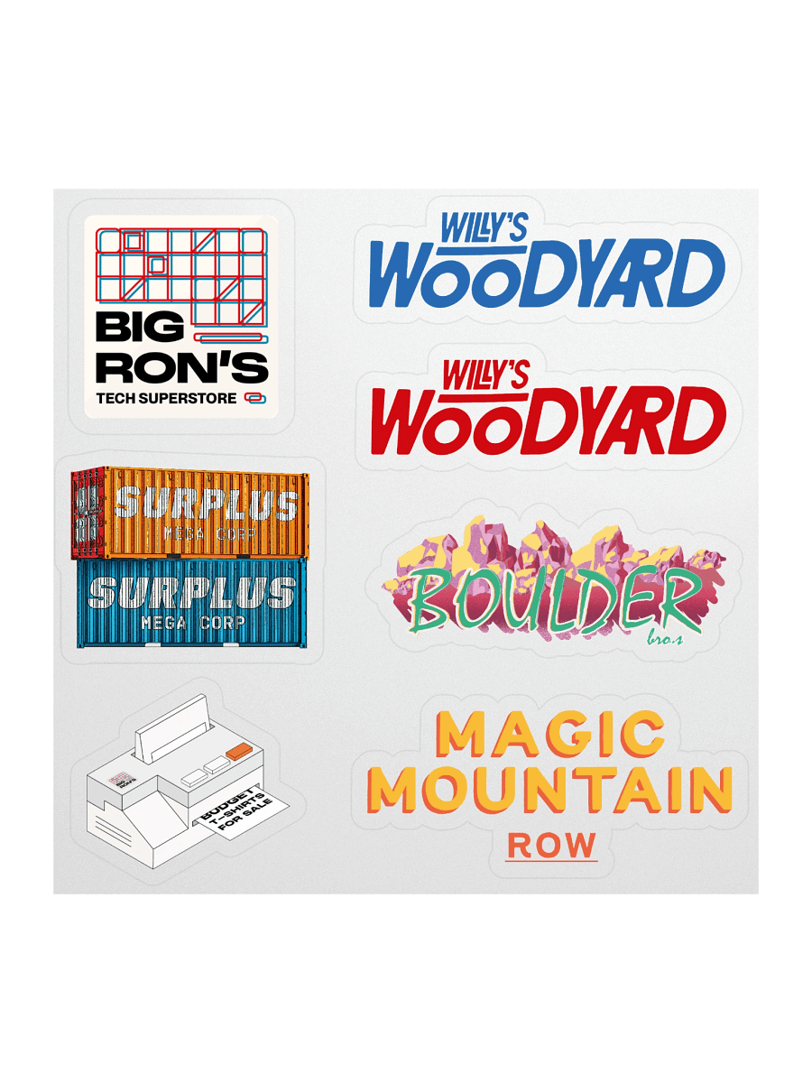 Stickers of Magic Mountain Row product image (1)