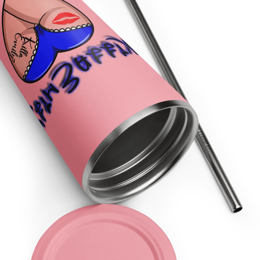 KILLA EMMY BLUE LOGO INSULATED TUMBLER WITH STRAW product image (12)