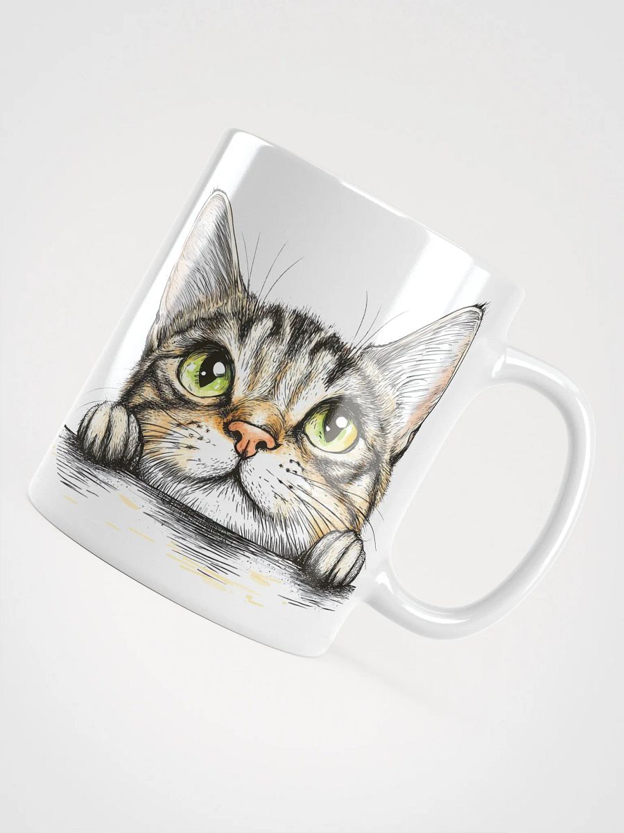 Peeking Bengal Cat Eyes Mug product image (11)