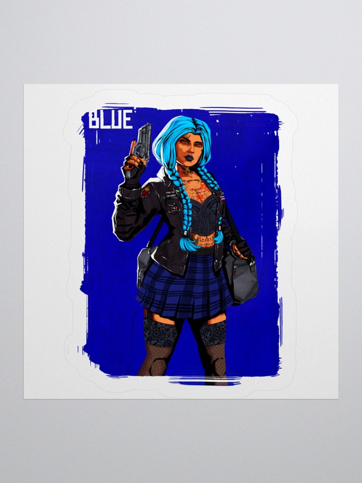 Blue (Aoki Ma) Portrait Sticker product image (3)
