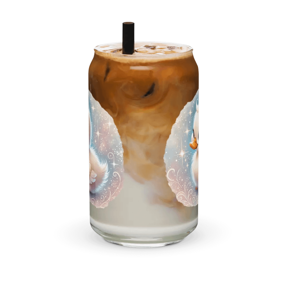 Baby Duckling Glass with Optional Bamboo Lid and Straw product image (11)