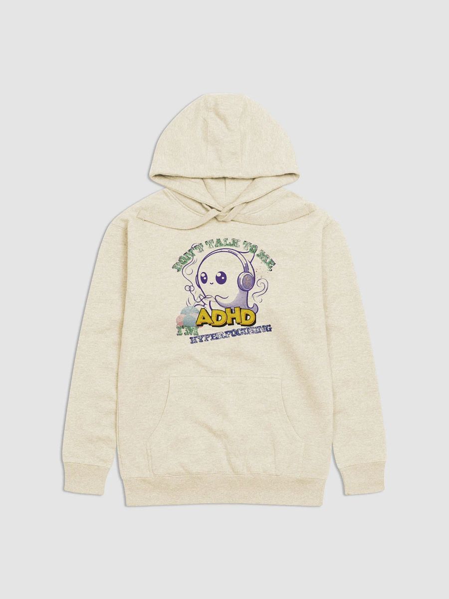 ADHD Hyperfocusing Cotton Heritage Unisex Premium Hoodie product image (3)