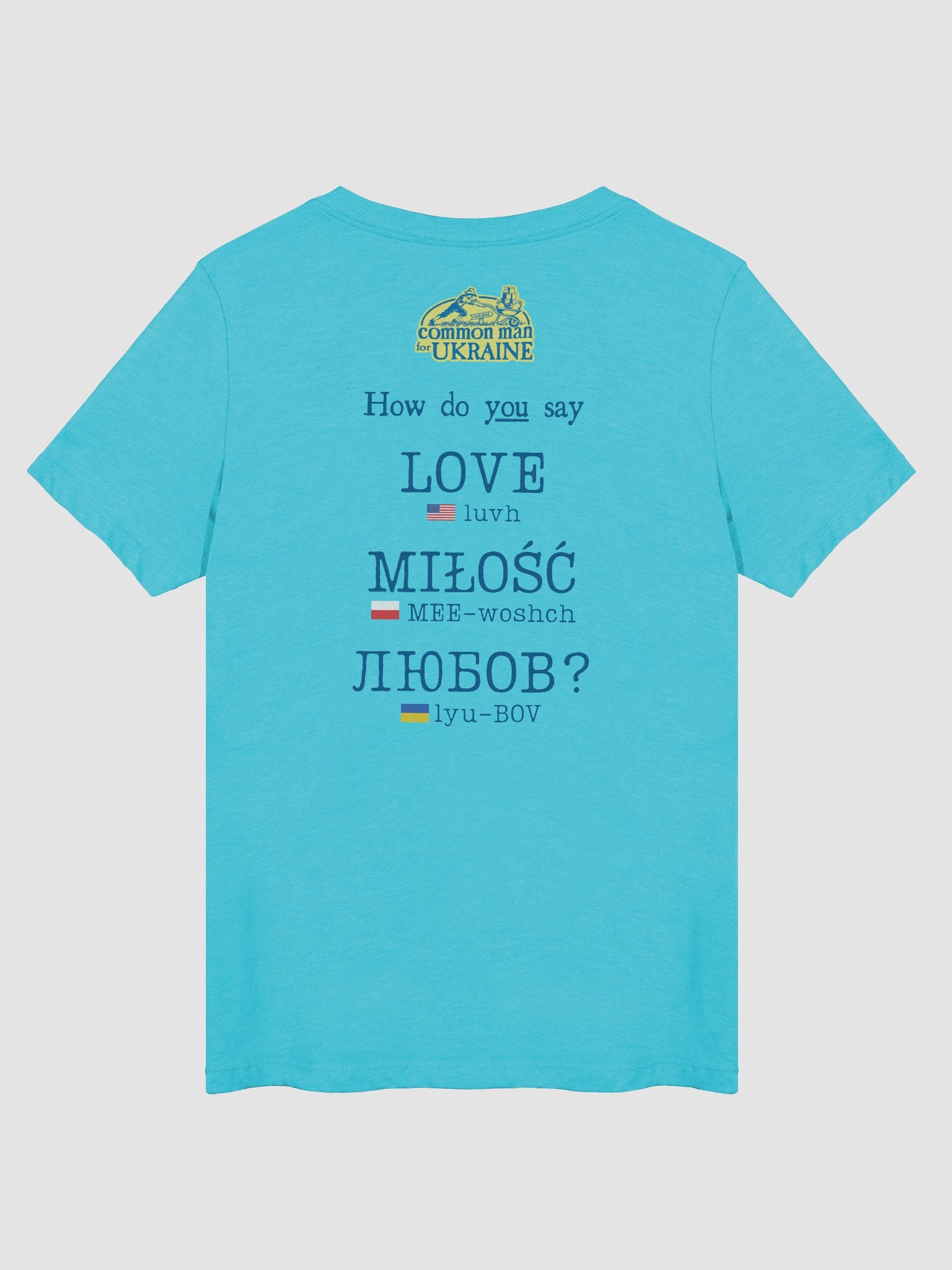 Women's V-neck "How do you say LOVE?" product image (1)