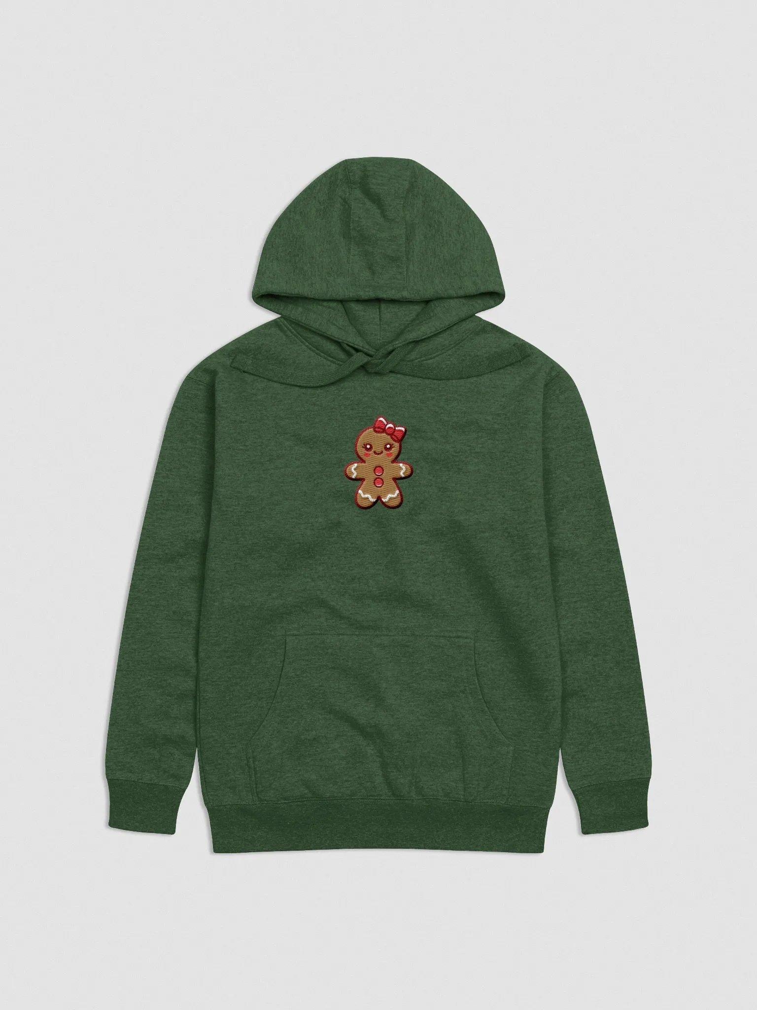 Gingerbread Girl Embroidered Premium Hoodie product image (1)