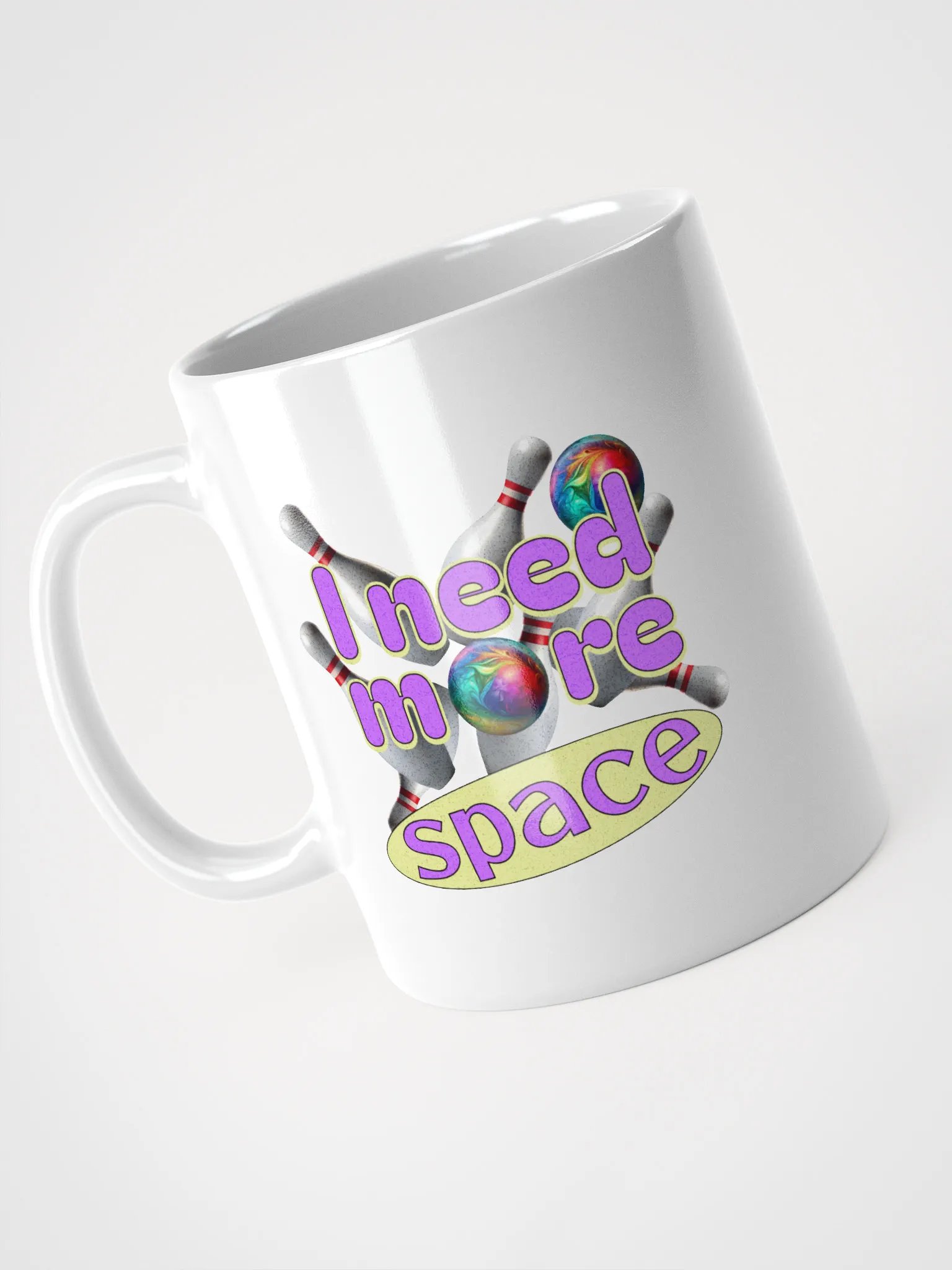 I Need More Space Bowling Cosmic Bowling Mug product image (2)