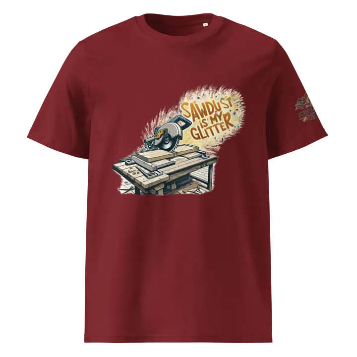 Sawdust is my Glitter - Organic Cotton T-Shirt product image (1)