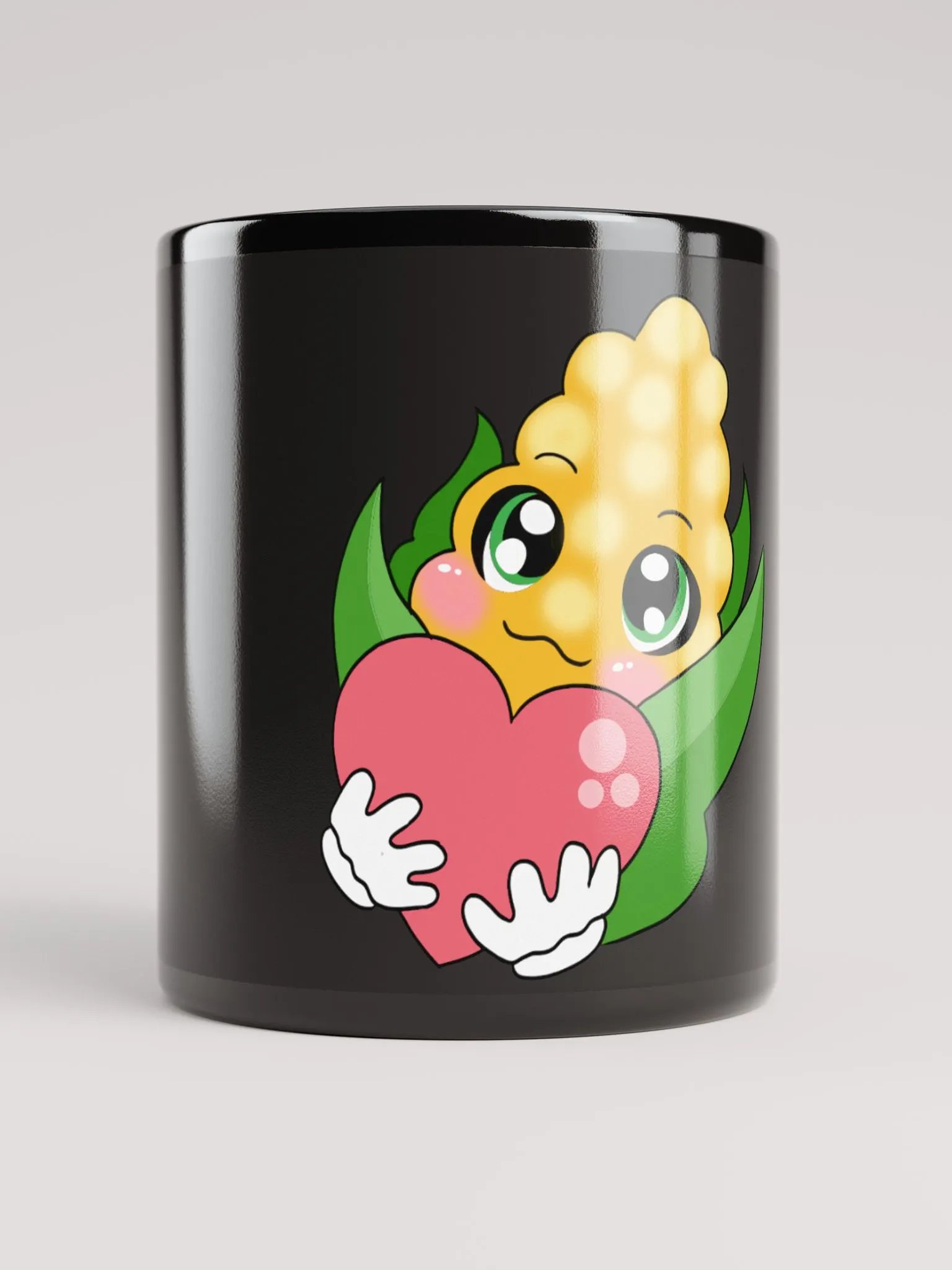 Taza Color Negra ( ChocloVheart ) product image (5)