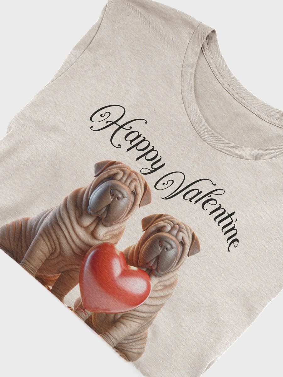 Romantic Valentine Shar Pei T-shirt product image (6)