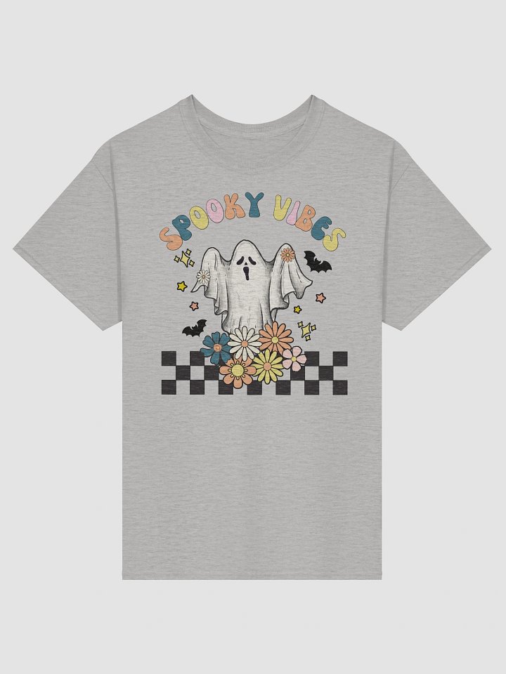 Spooky Vibes Ghost Retro Halloween T-Shirt product image (2)