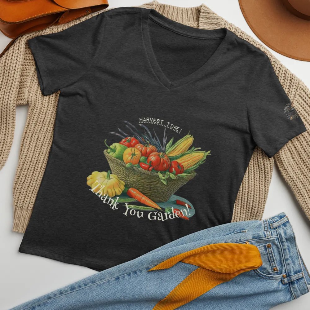 Harvest Time | Women’s V-Neck T-Shirt product image (15)