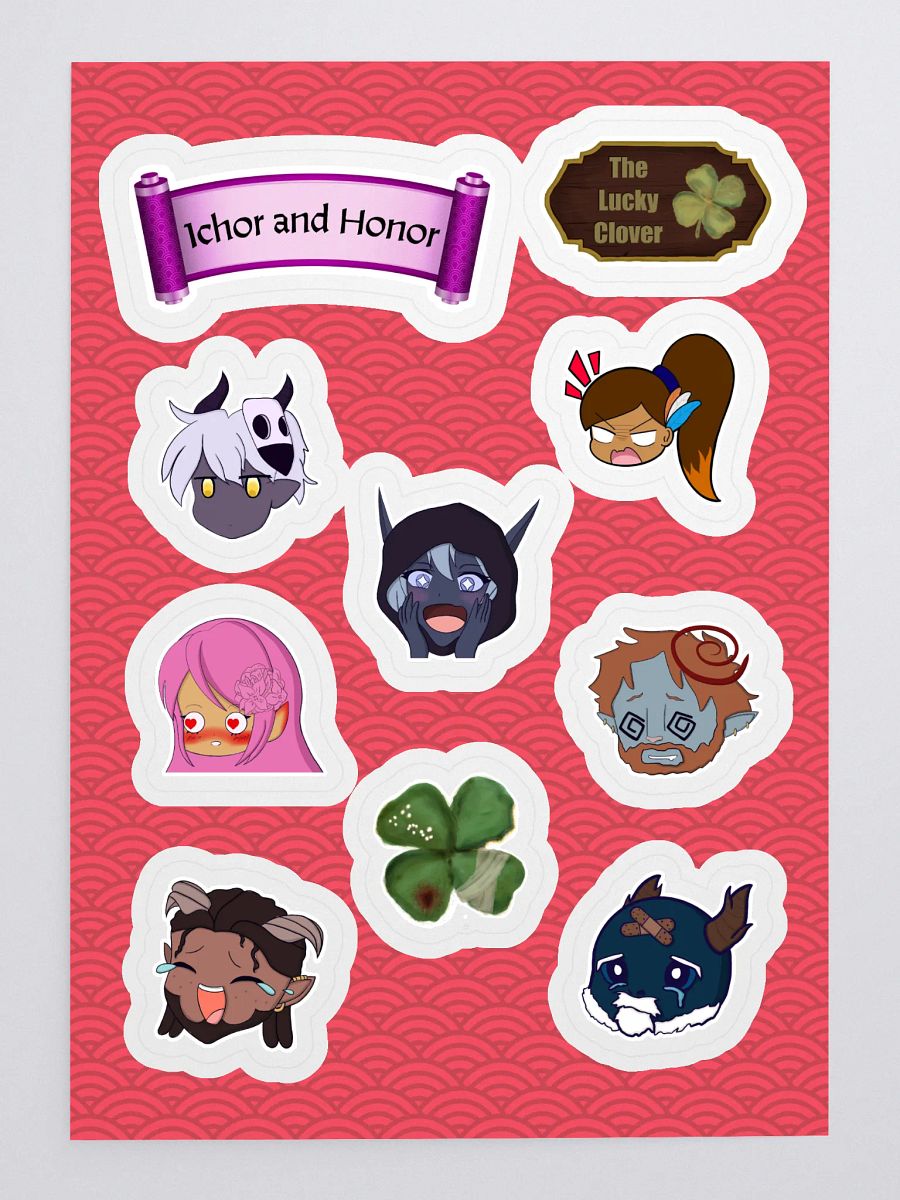 Dumb Luck Club Sticker Sheet product image (3)