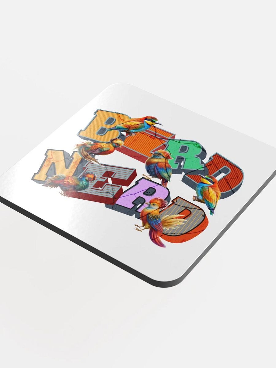 Bird Nerd Avian Charm Glossed Coaster product image (4)