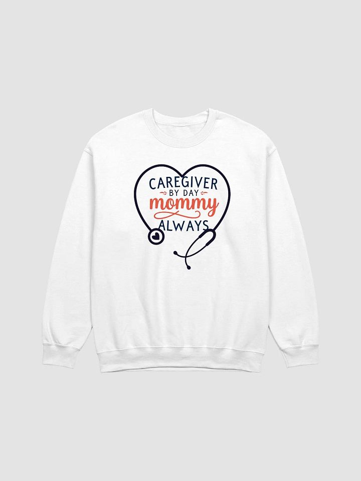 Mommy Always Heart Stethoscope Sweatshirt product image (1)