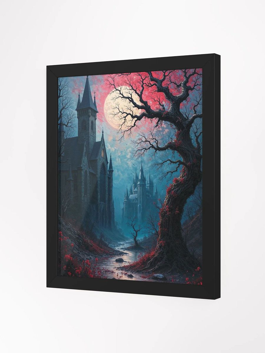 Moonlit Gothic Castle Framed Print product image (12)