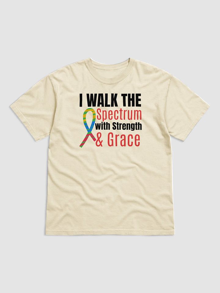 I Walk the Spectrum with Strength Comfort Colors T-shirt product image (2)