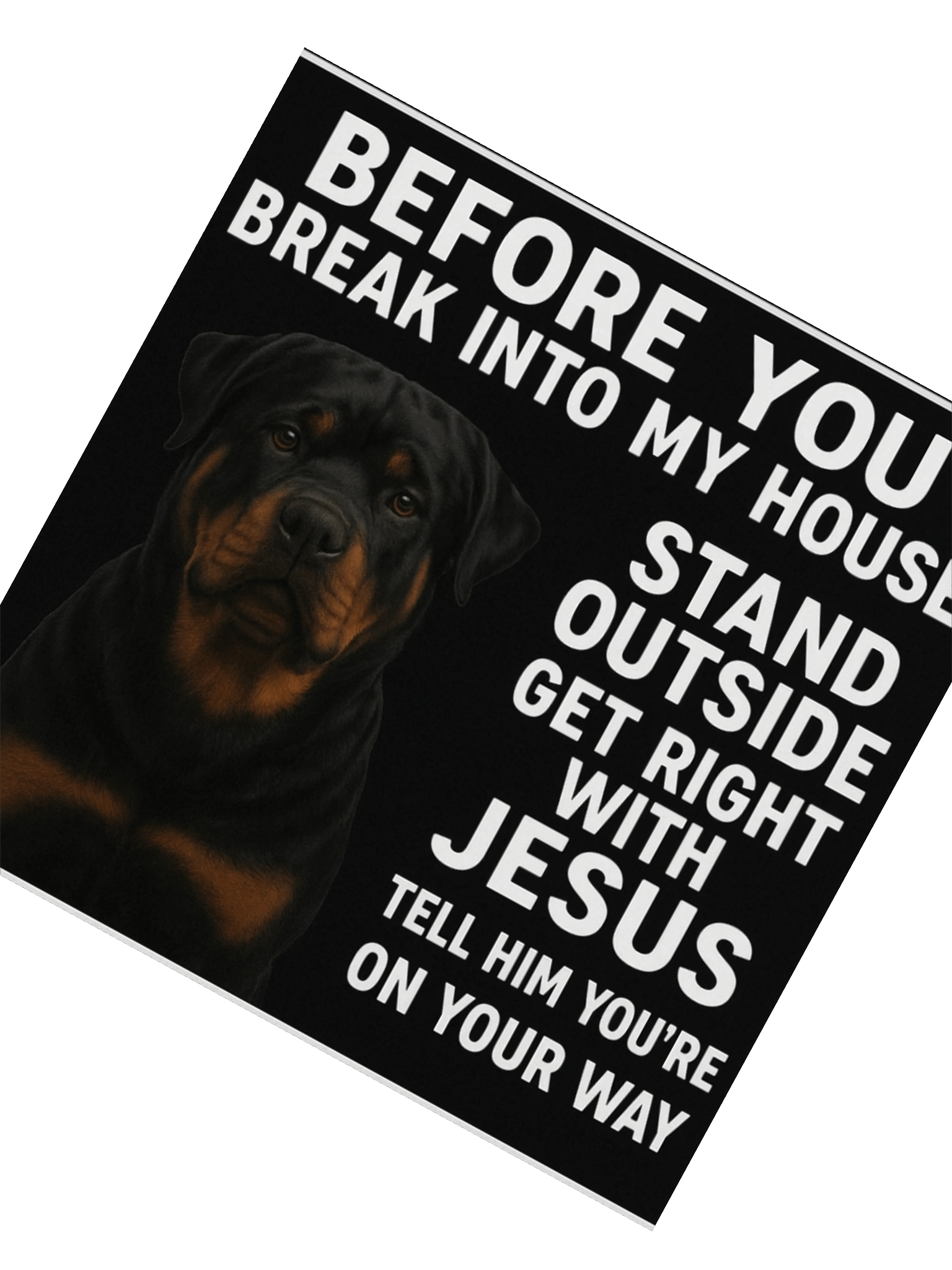 Rottweiler Guardian Sticker product image (5)