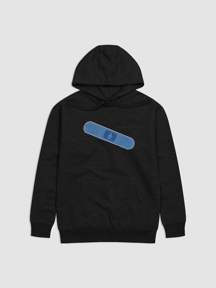 Severance Lumon Band-Aid Hoodie – Unisex Fleece Hoodie for Sci-Fi Thriller Fans product image (1)
