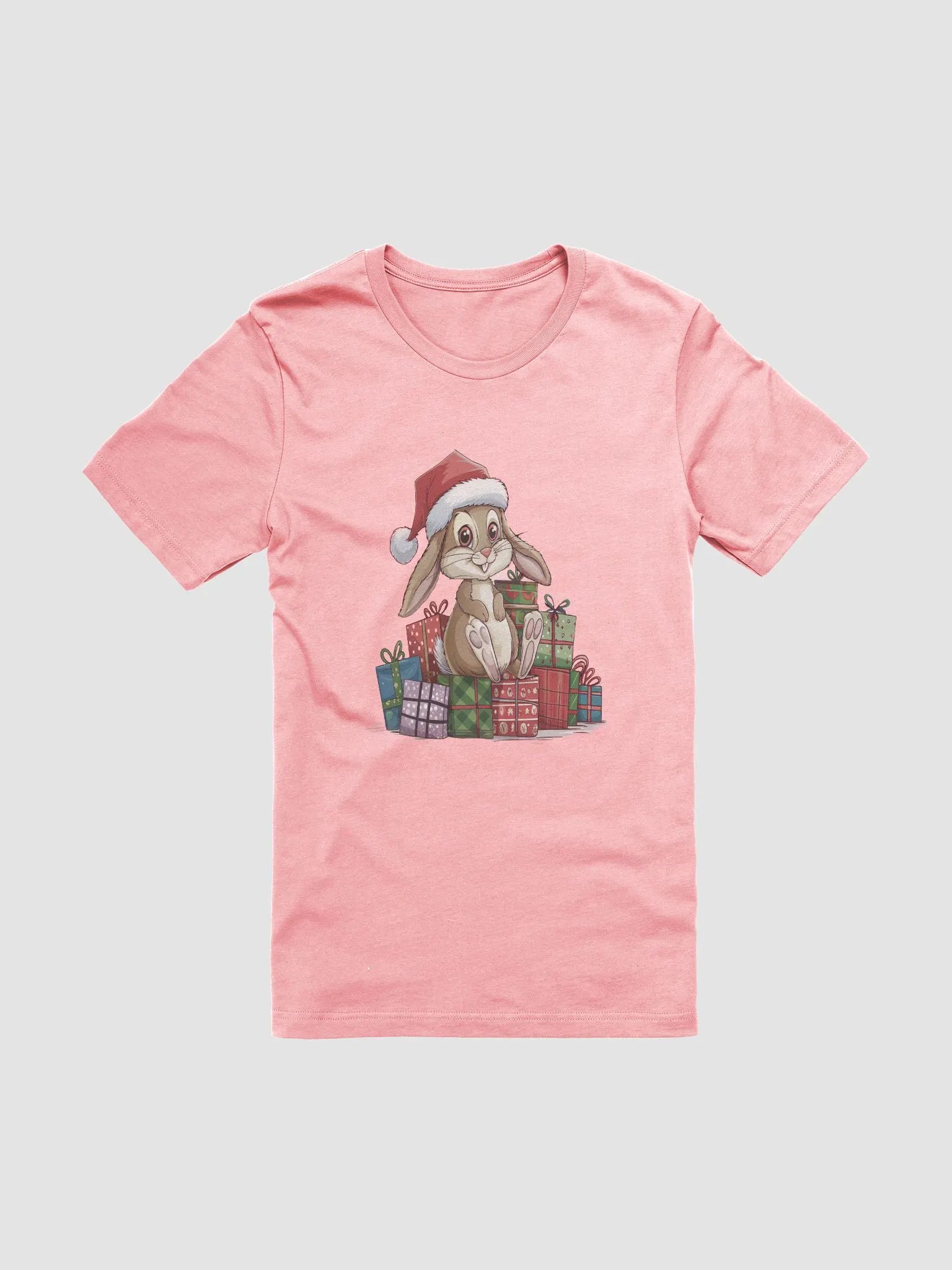 Santa Bunny Bella+Canvas Supersoft T-Shirt product image (64)