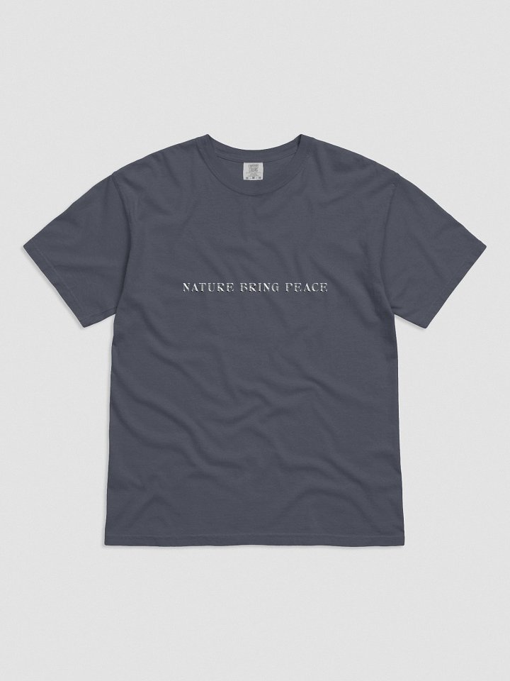 Embroidered Nature Bring Peace Unisex Tee product image (1)