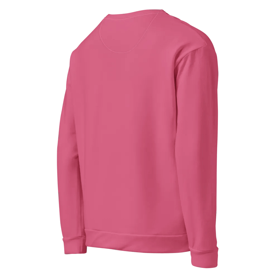 Plain Rosy Blush Pink Soft Summer Unisex Recycled Polyester Heavyweight Premium Sweatshirt by Treasure Pie product image (6)
