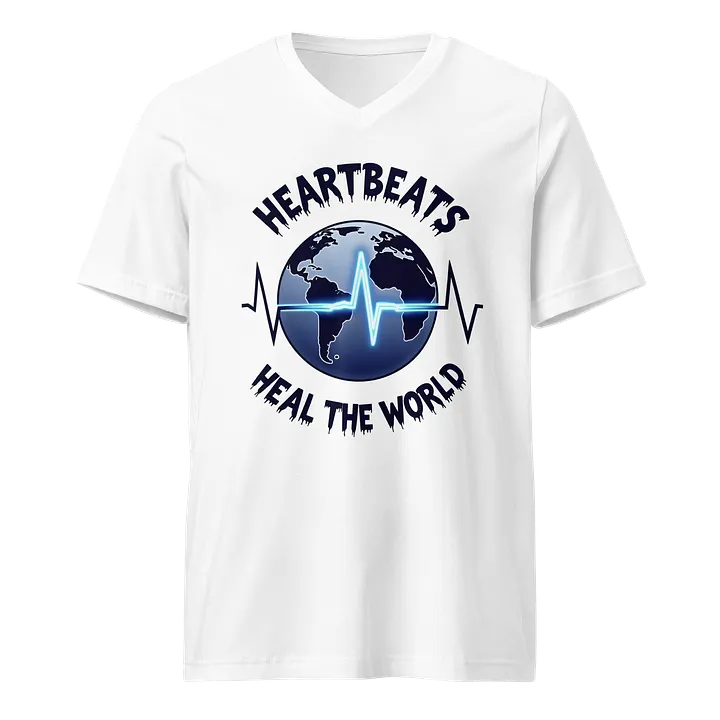 Healing Heartbeats V-Neck Tee product image (1)