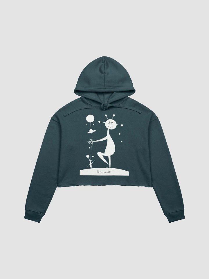 Bella+Canvas Fleece Crop Hoodie product image (2)