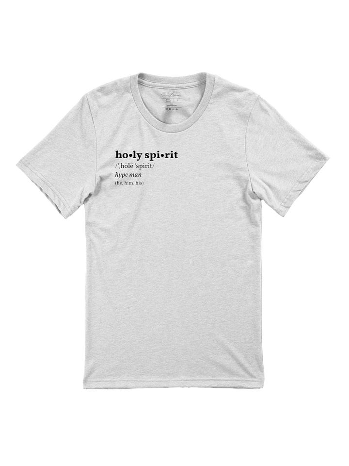 Holy Spirit (he,him,his) White Women's T-Shirt product image (1)