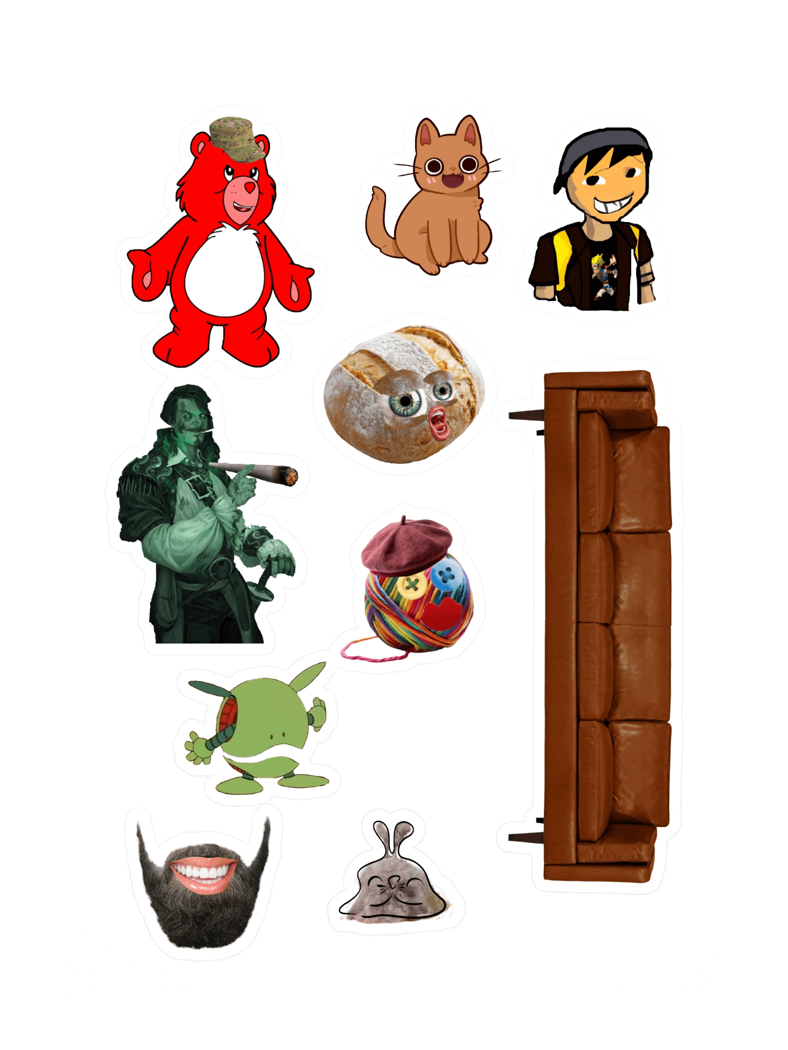 Couch Homies Sticker Sheet #2 product image (3)