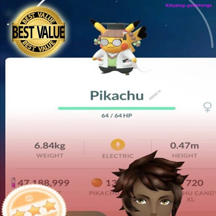 Pokémon Go! - 🎓Pikachu PH.D Trade Go! Rare Pokemon / Fast shipping (same day) ! product image (1)