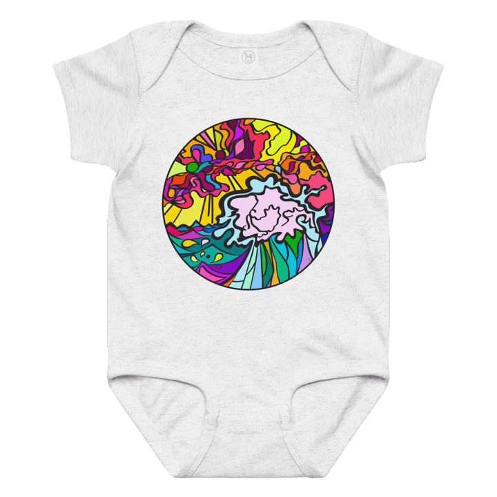 Colorful Abstract Circle Baby Bodysuit product image (6)