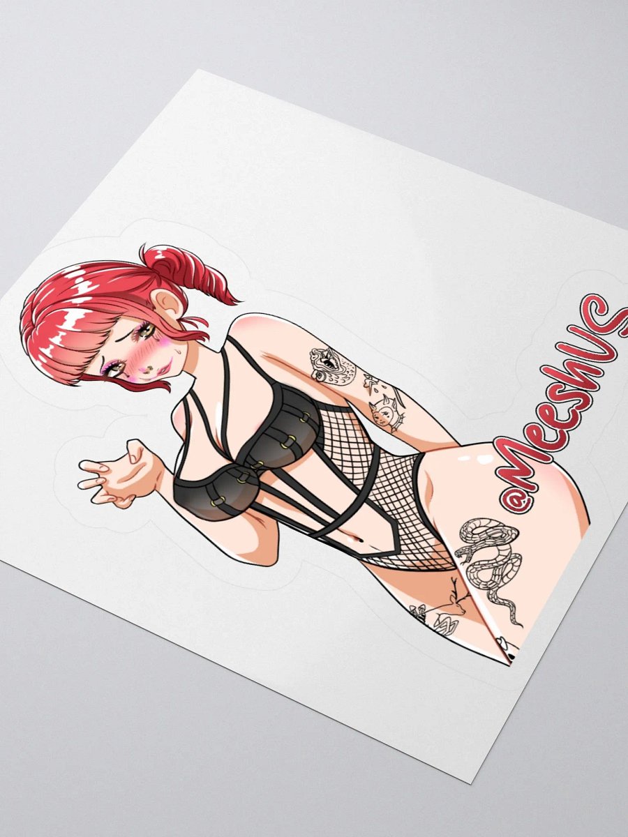MeeshVS Clown Girl Sticker (Red Hair) product image (3)