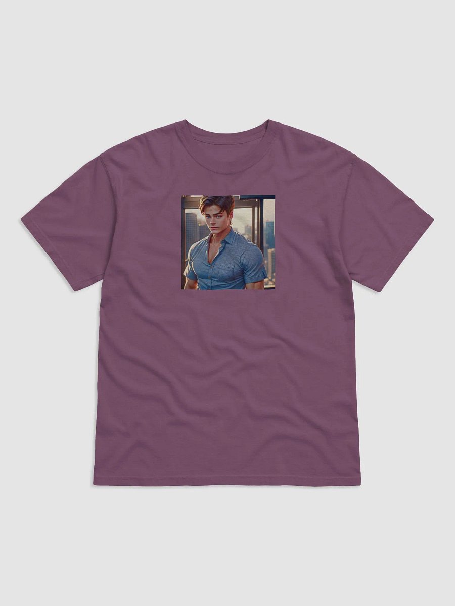 Blue Plaid Handsome Guy T-Shirt product image (9)