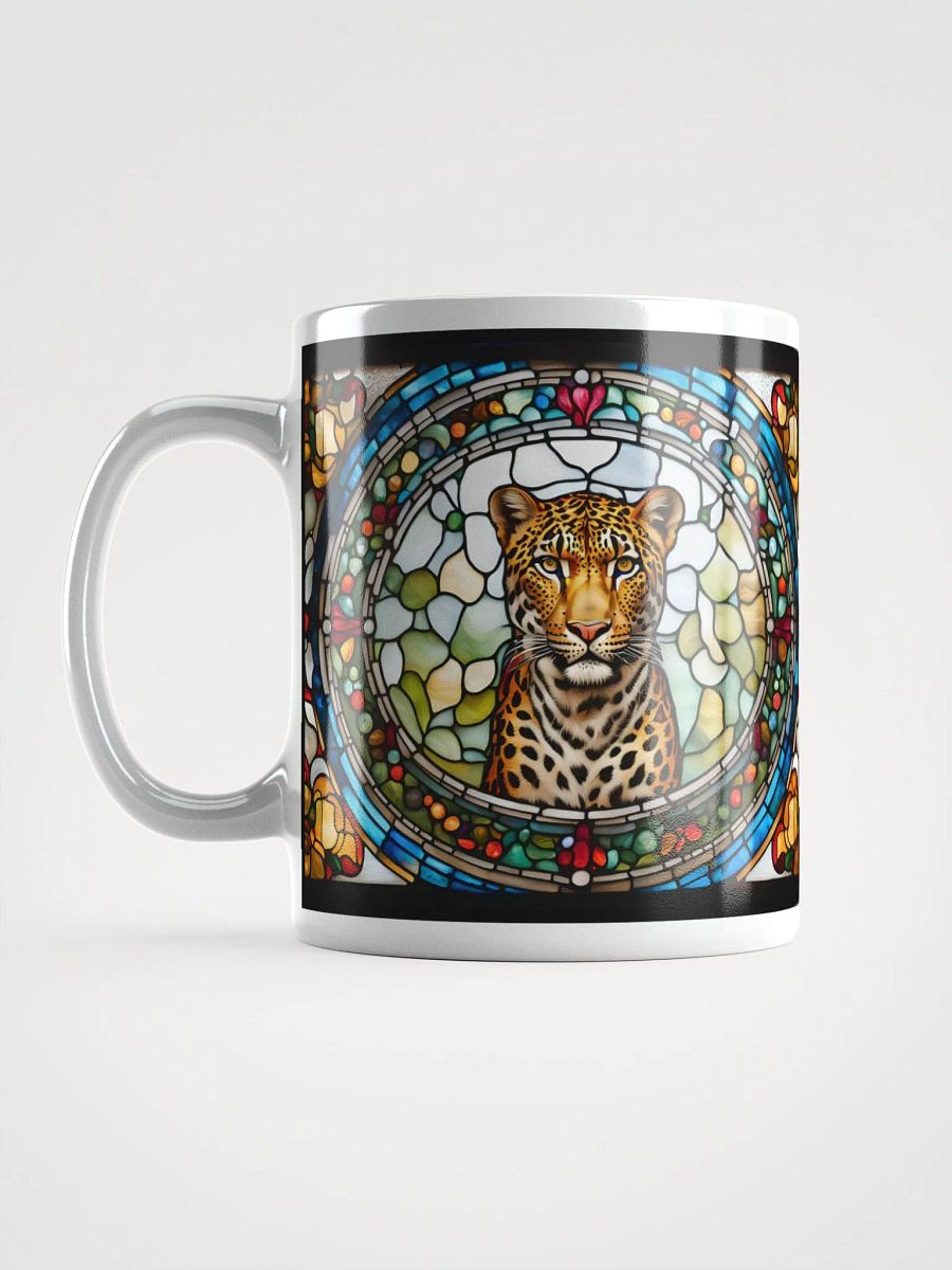 #002 Focused Leopold - Stained Glass Mug product image (11)