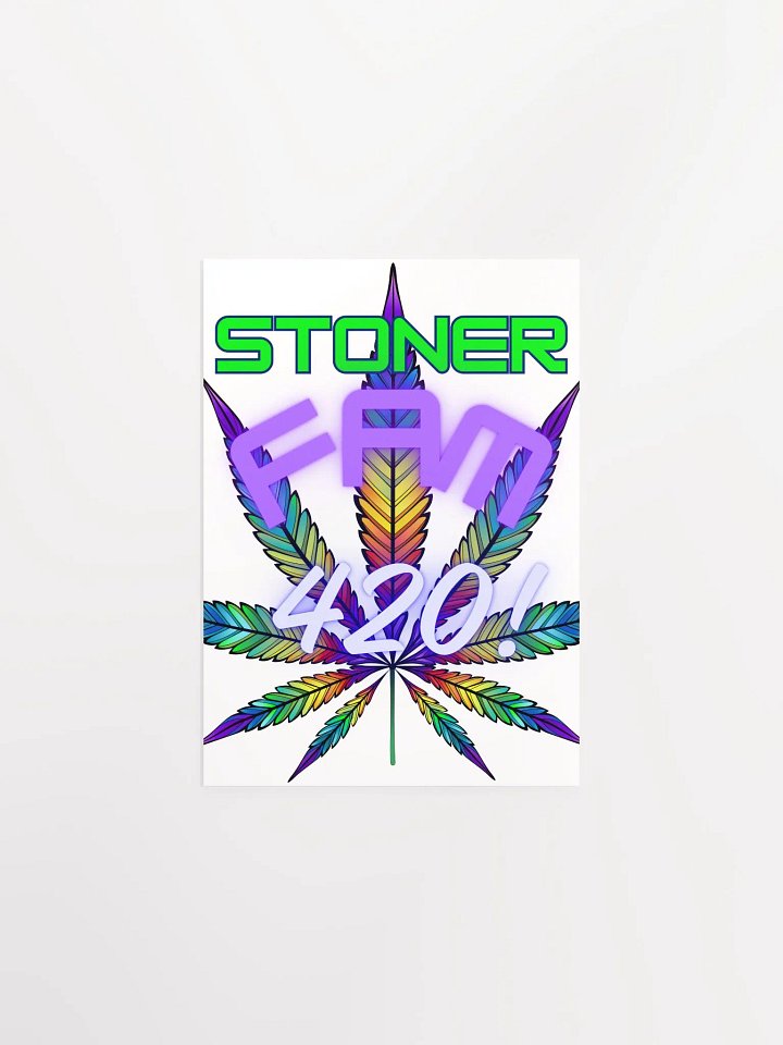 stoner fam paper poster product image (2)