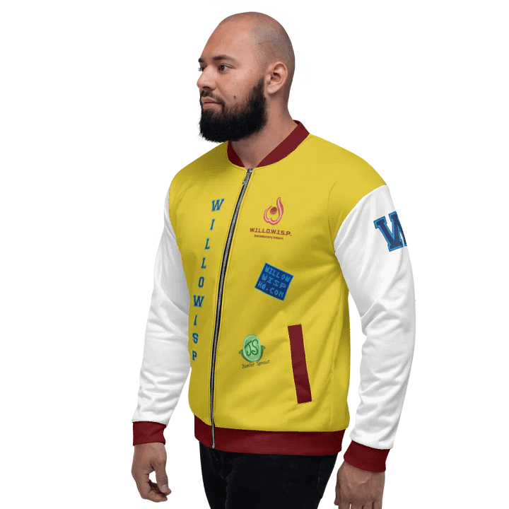 WILLOWISP Intern Varsity Jacket (yellow) product image (1)