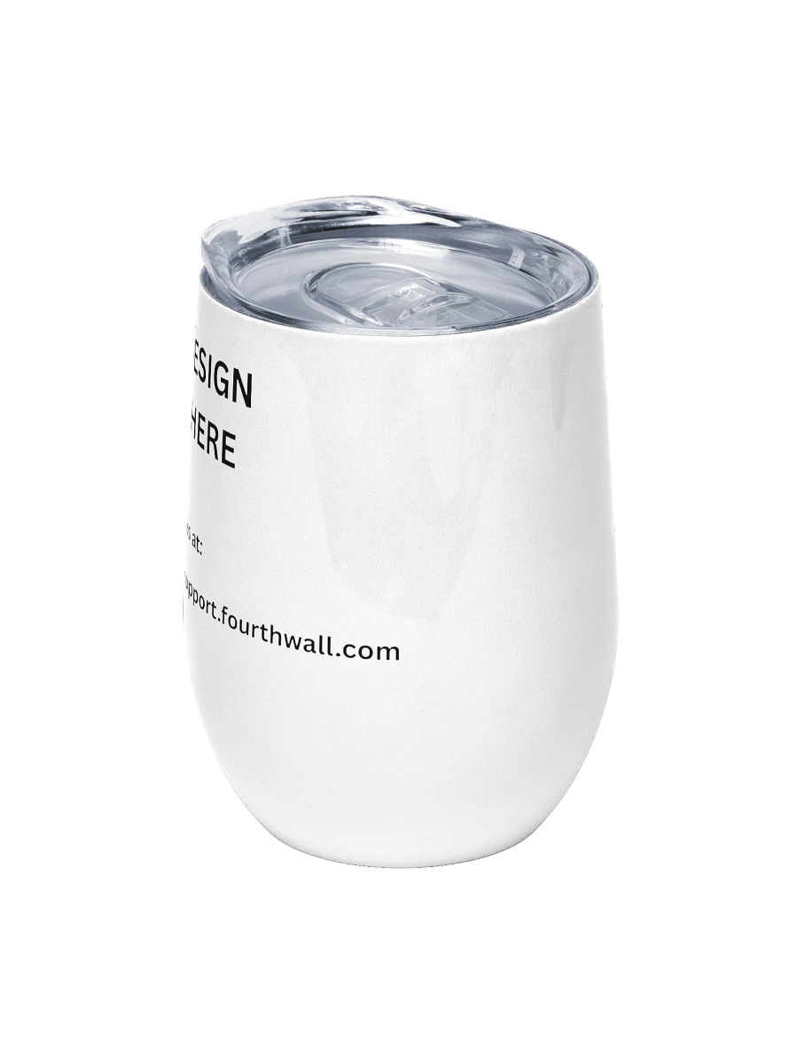 Customizable Minimalist Feline Trio Wine Tumbler product image (5)