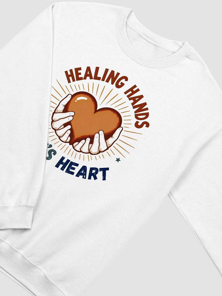 Radiant Heart Healing Hands Sweatshirt product image (13)