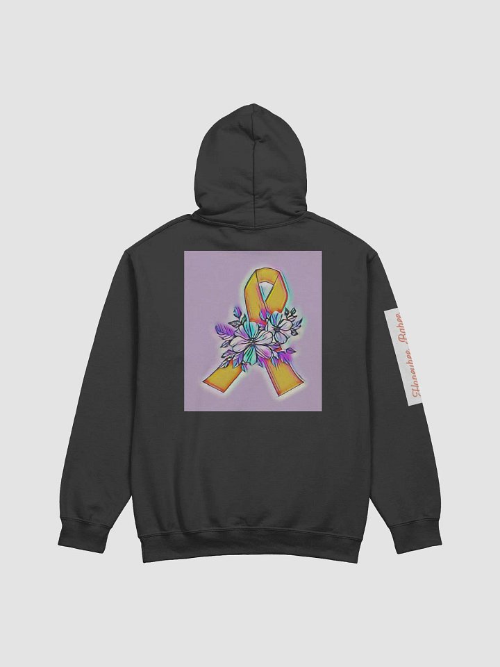purple flower ribbon hoodie product image (16)