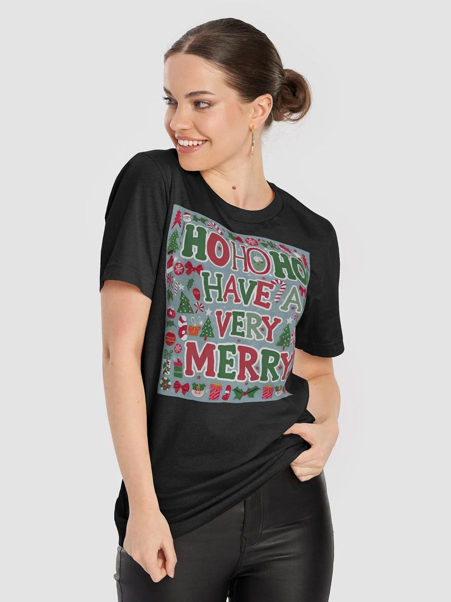Ho Ho Ho Have a Very Merry Christmas Unisex T-shirt for men and women product image (74)