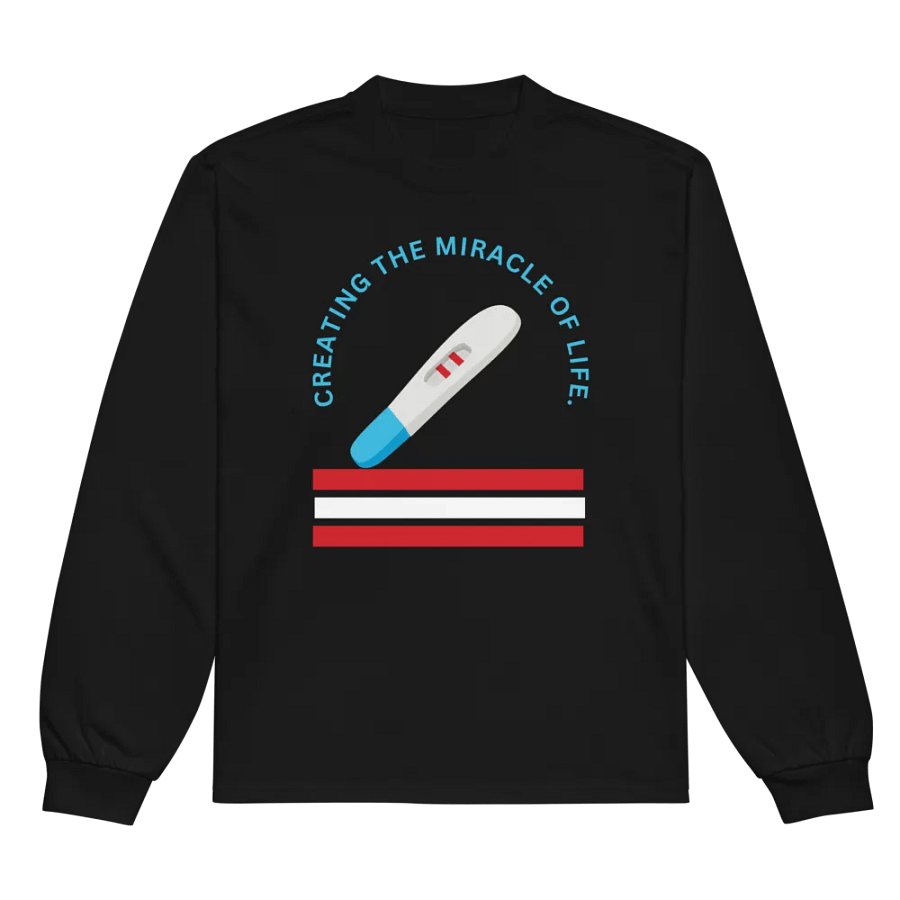 Miracle of Life Pregnancy Test Unisex Long Sleeve Shirt product image (6)