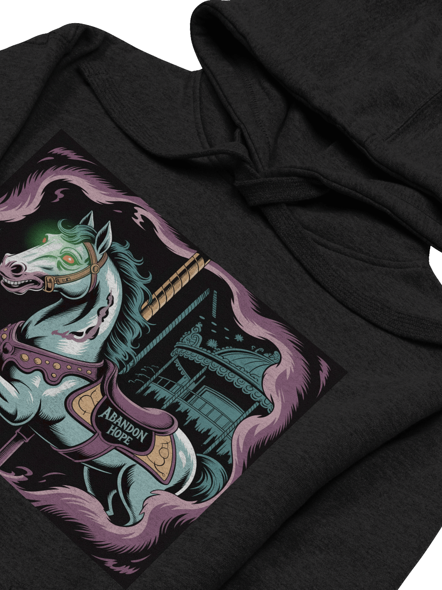 Abandon Hope Hoodie - Eerie Abandoned Carousel Horse Gothic Design Unisex Premium Sweatshirt | TDS Music Exclusive Apparel product image (40)