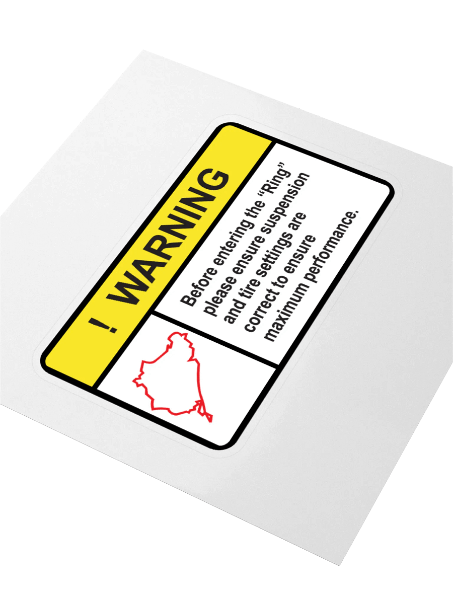 The Ring Warning Sticker product image (3)