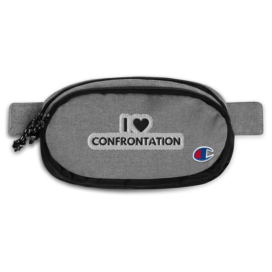 I <3 Confrontation (B&W) champion fanny pack product image (1)